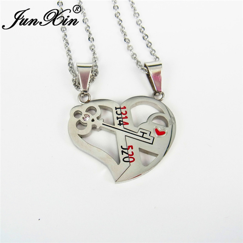 Love Key Combination Couple Necklace - Image 2