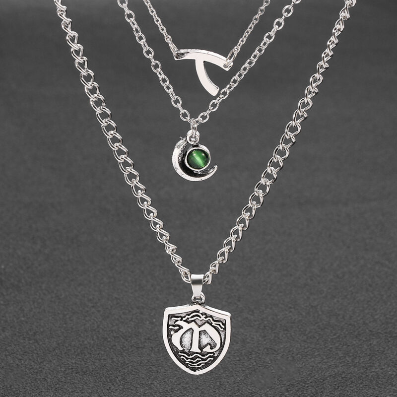 Seven Deadly Sins Multilayer Pendant Necklace