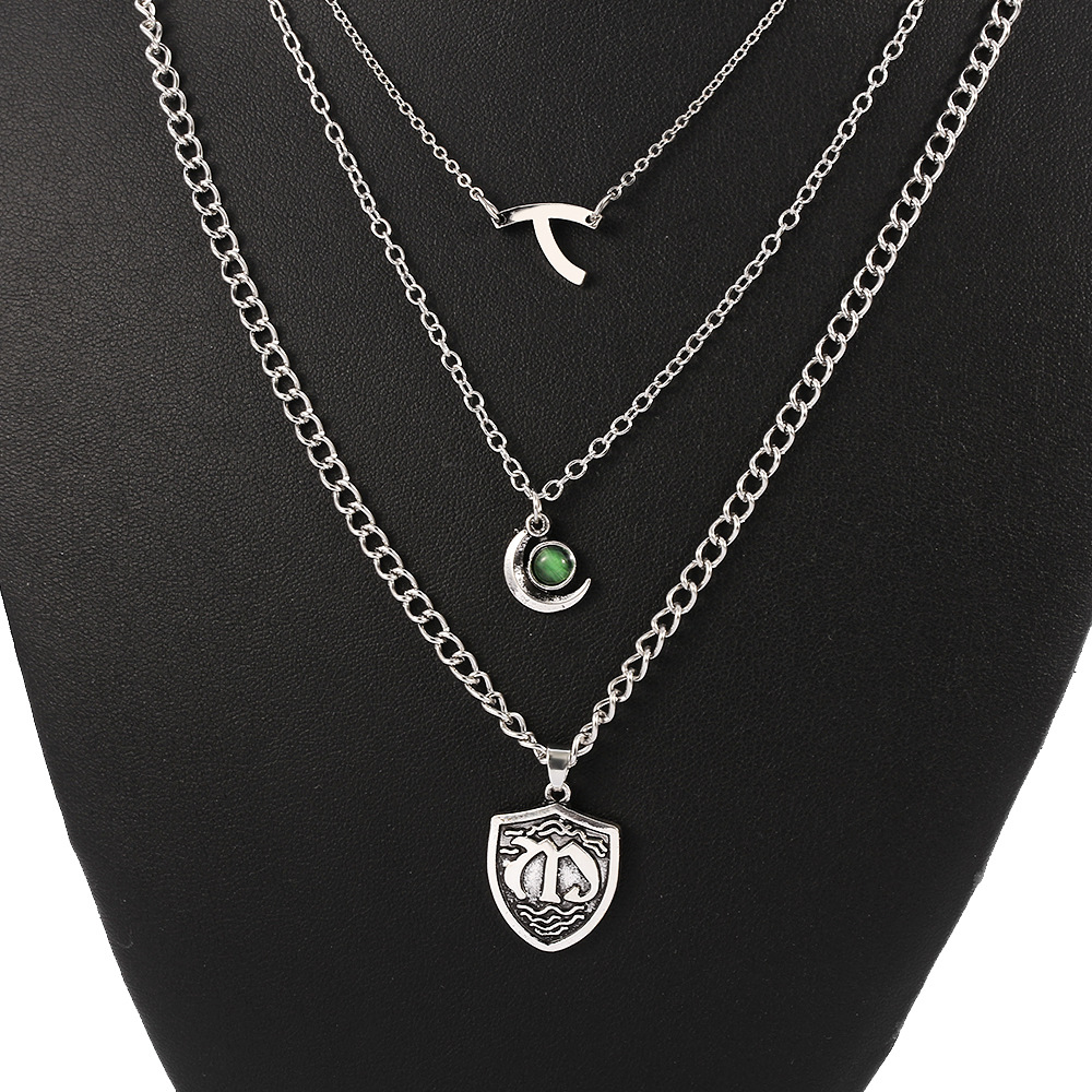 Seven Deadly Sins Multilayer Pendant Necklace - Image 2